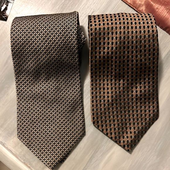 Nautica Tie Bundle 100% Silk Luxury Formal Dress Clothes Designer Metrosexual - Picture 3 of 12